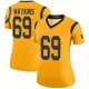 Legend Gold Women's Carlos Watkins Los Angeles Rams Color Rush Jersey