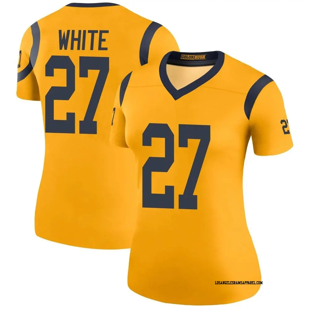 Legend Gold Women s Tre Davious White Los Angeles Rams Color Rush Jersey Rams Store