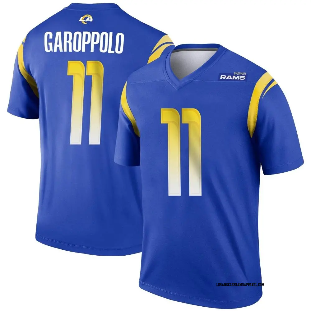 Legend Royal Youth Jimmy Garoppolo Los Angeles Rams Jersey Rams Store