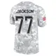 Limited Arctic Camo Men's Alaric Jackson Los Angeles Rams 2024 Salute to Service Jersey
