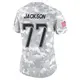 Limited Arctic Camo Women's Alaric Jackson Los Angeles Rams 2024 Salute to Service Jersey