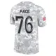 Limited Arctic Camo Youth Orlando Pace Los Angeles Rams 2024 Salute to Service Jersey