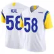 Limited White Men's Elias Neal Los Angeles Rams Vapor F.U.S.E. Jersey