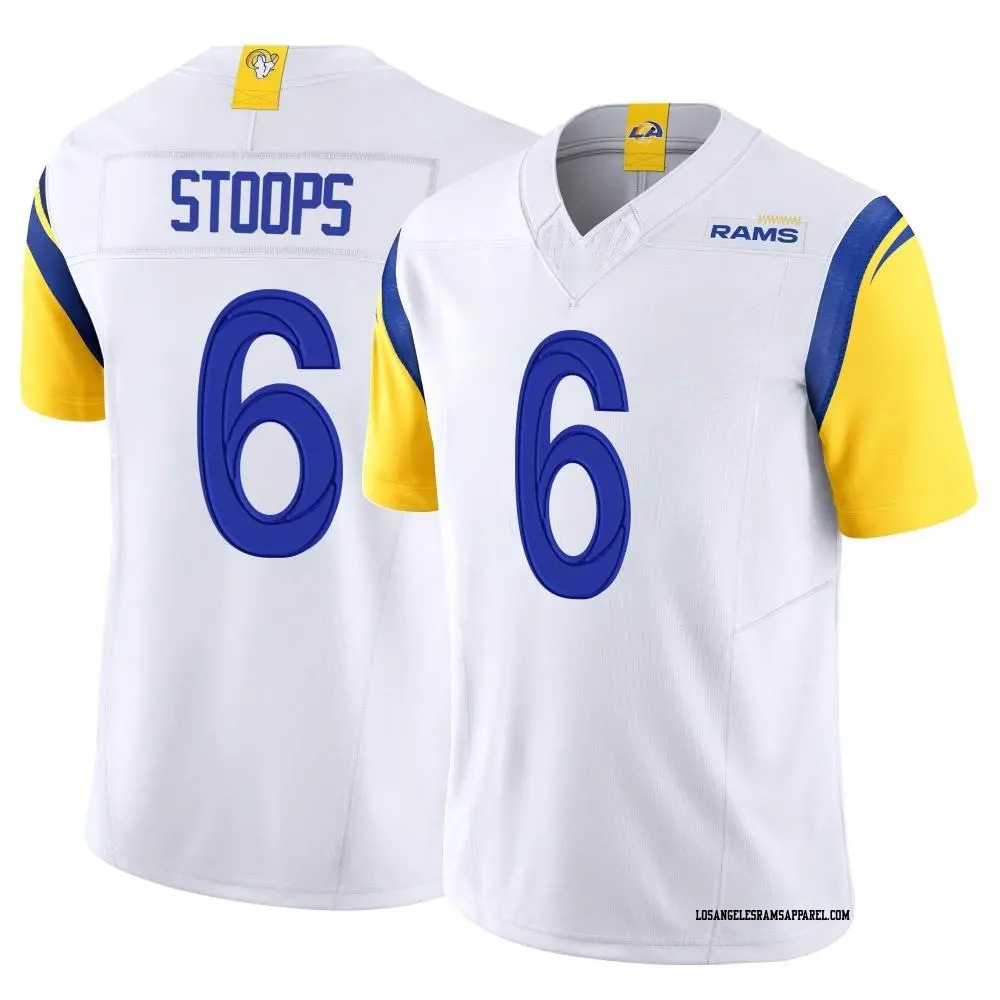 Limited White Youth Drake Stoops Los Angeles Rams Vapor F.U.S.E. Jersey